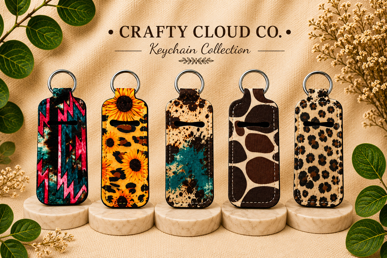 Chapstick Holder Keychain