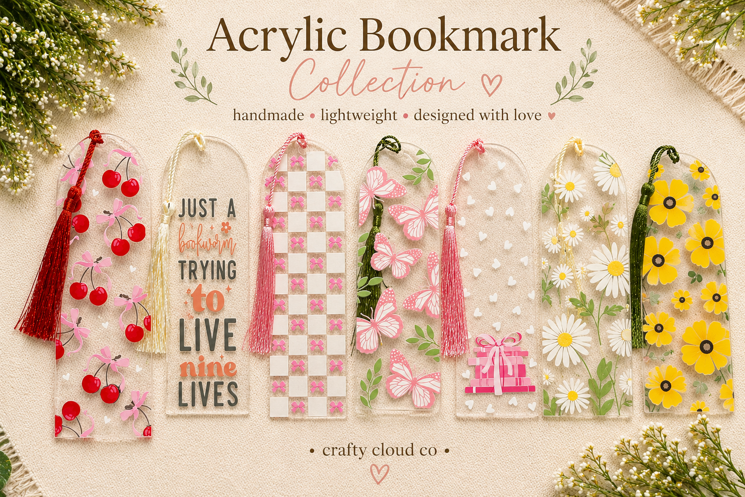 Acrylic Bookmarks