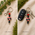 Paw Print Love Keychain