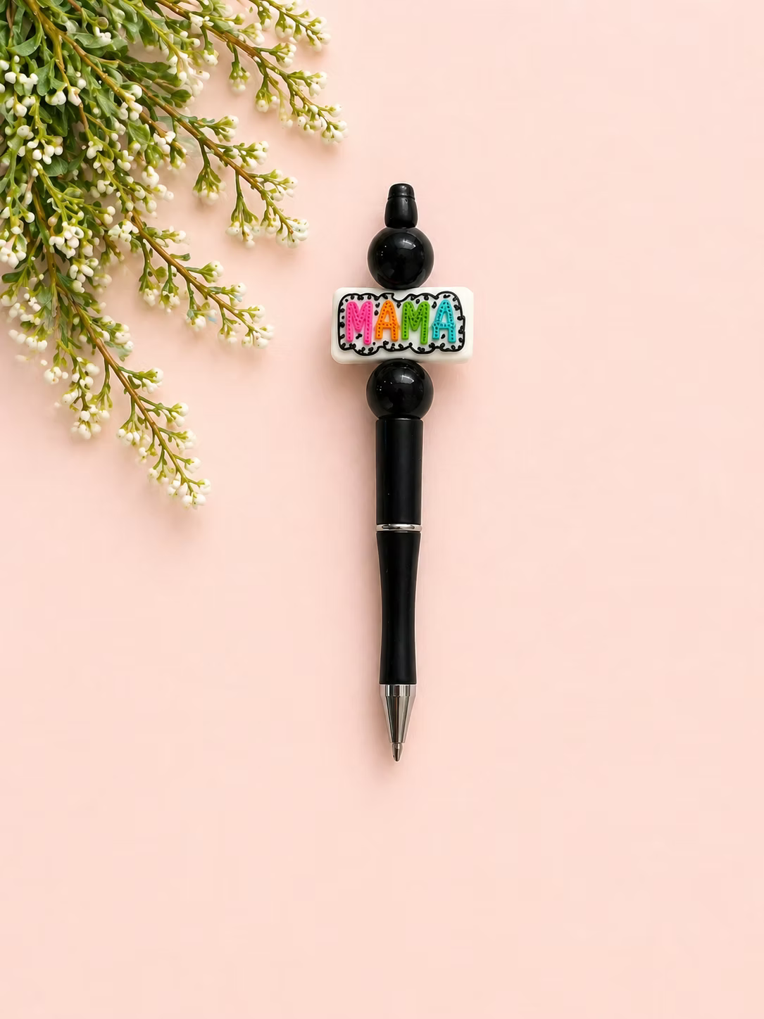 “MAMA” Beaded Pen