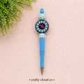 Blue “Mama” Beaded Pen