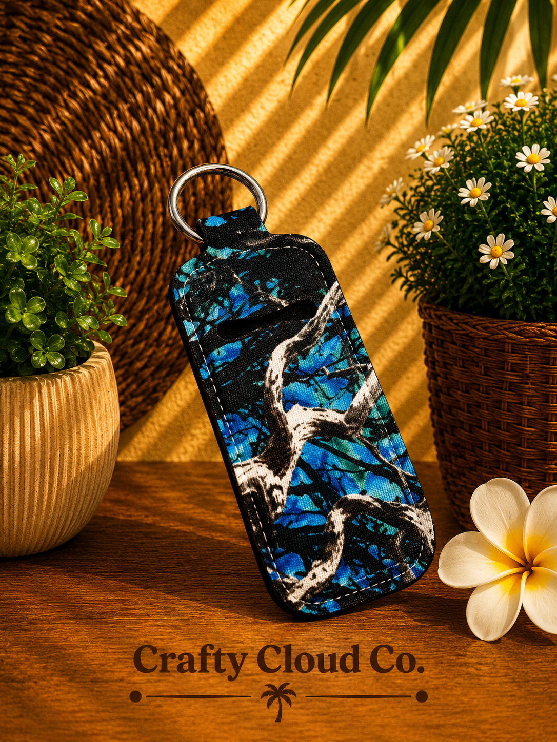 Blue Blaze Chapstick Keychain
