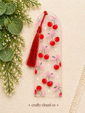 Cherry Bow Acrylic Bookmark