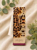 Leopard Cowhide Metal Bookmark