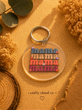 Retro Mama Acrylic Keychain