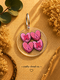 Pink Mama Heart Keychain