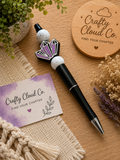 Crystal Cluster Beaded Pen