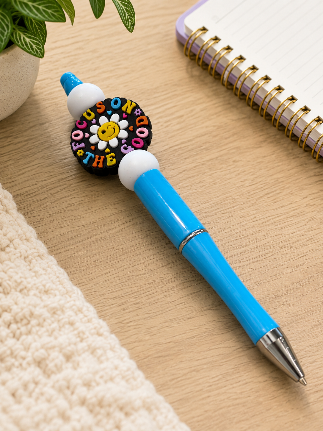 Focus on the Good Beaded Pen