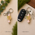 Book Lover Heart Keychain