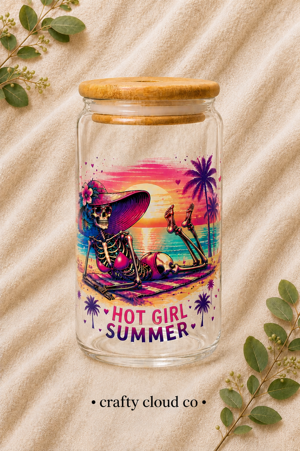 Hot Girl Summer Glass Cup