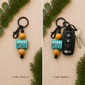 Howdy Y’all Western Beaded Keychain