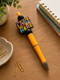 I Don't Know I Just Work Here Beaded Pen