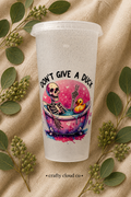 Dont Give a Duck Glitter Tumbler