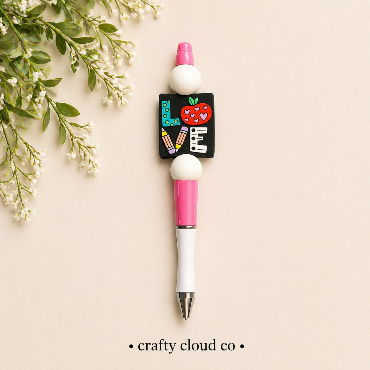 LOVE Teacher Beaded Pen
