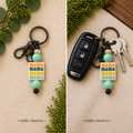 Teal Mama Statement Keychain