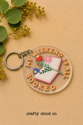 My Weekend Is All Booked Reader Keychain