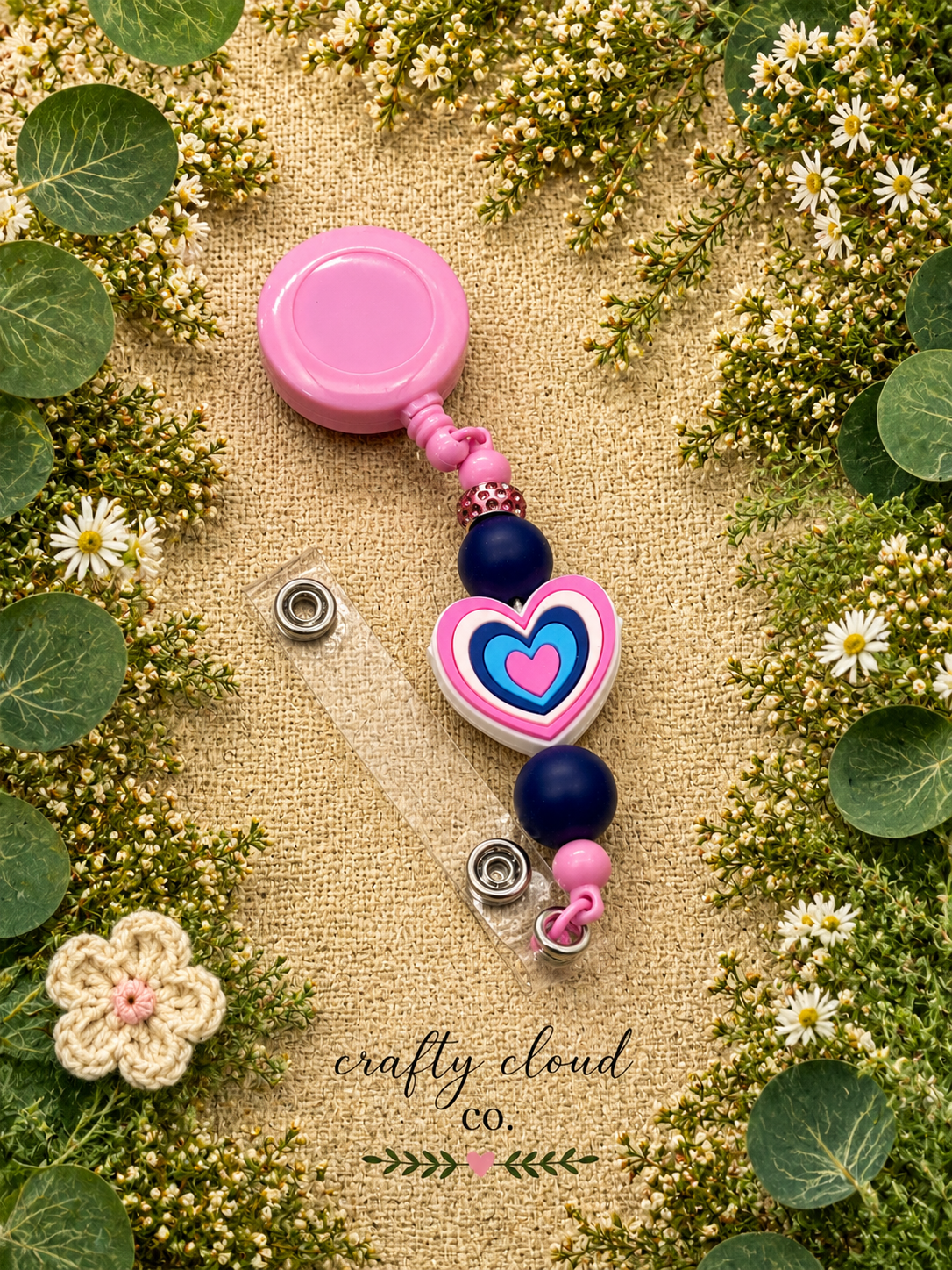 Pink & Blue Heart