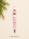 Pink Floral Mama Beaded Pen