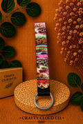 Serape Leopard Wristlet