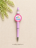 Take Note! Teacher Appreciation Beaded Pen