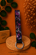 Purple Blaze Camo Wristlet