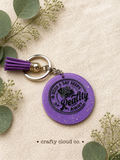 A Book A Day Keeps Reality Away Keychain