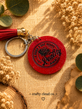 A Book a Day Keeps Reality Away Keychain
