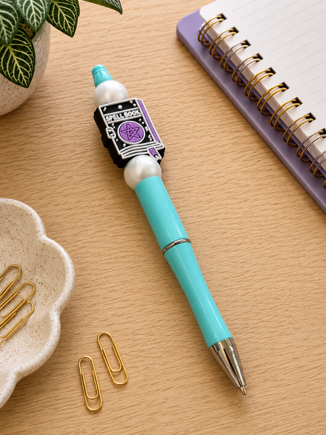 Spell Book Beaded Pen