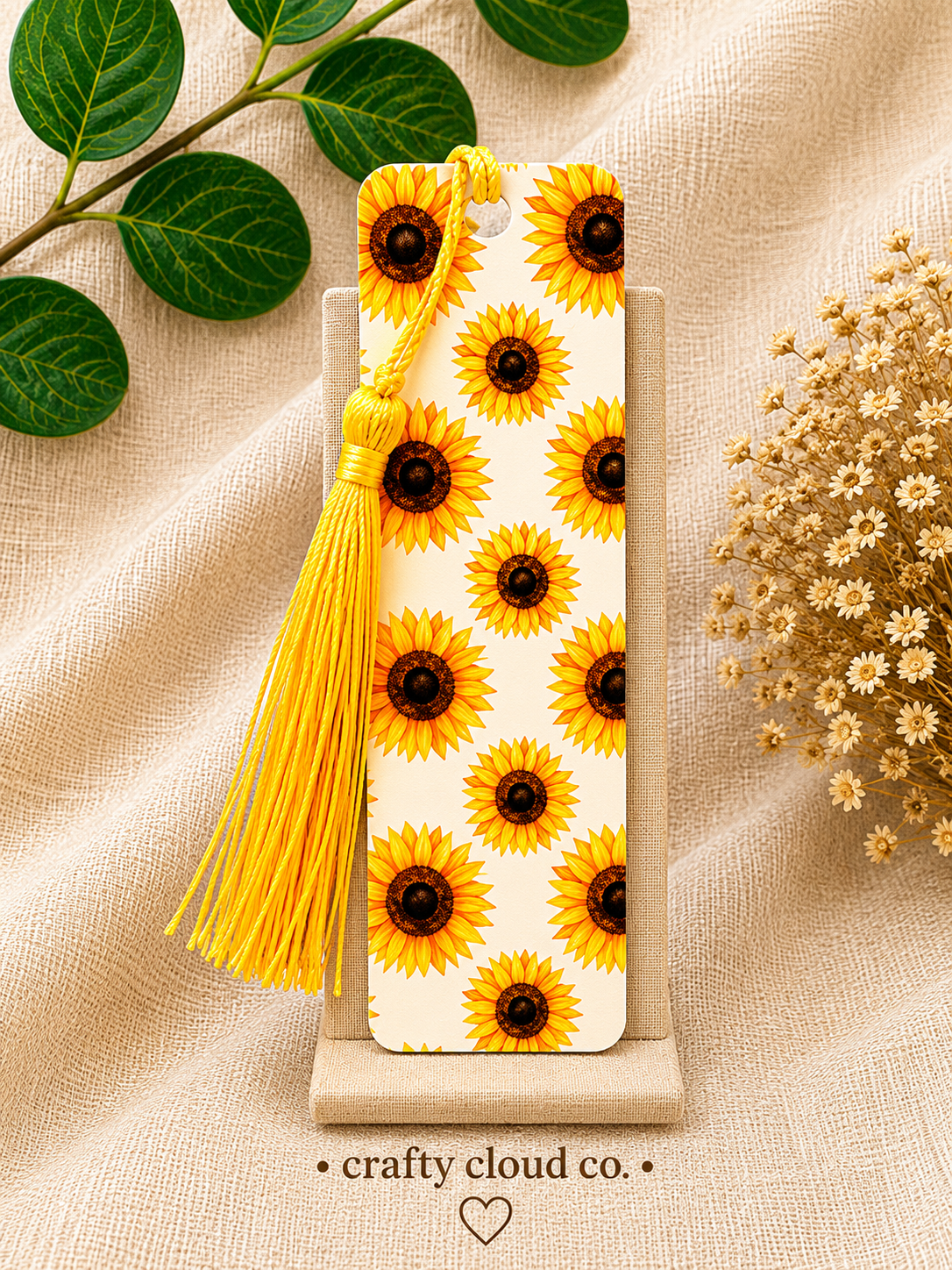 Sunflower Pattern Bookmark
