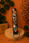 Sunflower Leopard Wristlet