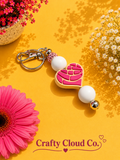 Tan & Pink Heart