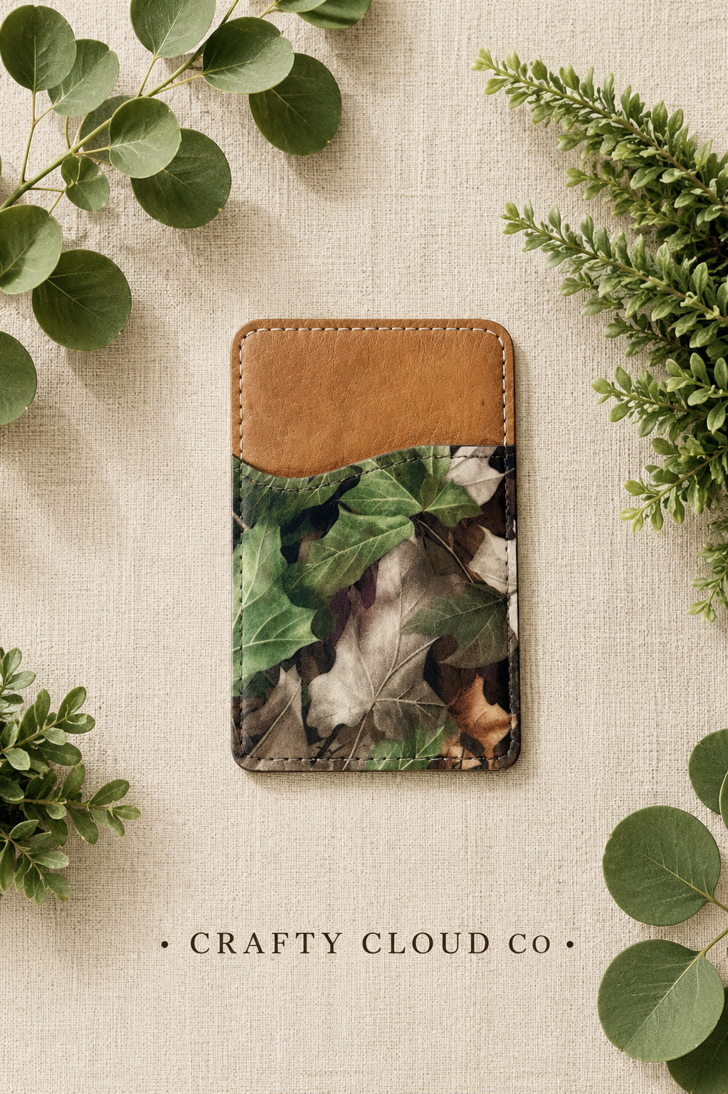 Woodland Camo Phone Wallet