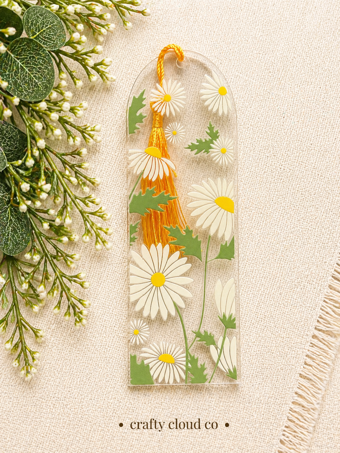 Daisy Garden Acrylic Bookmark